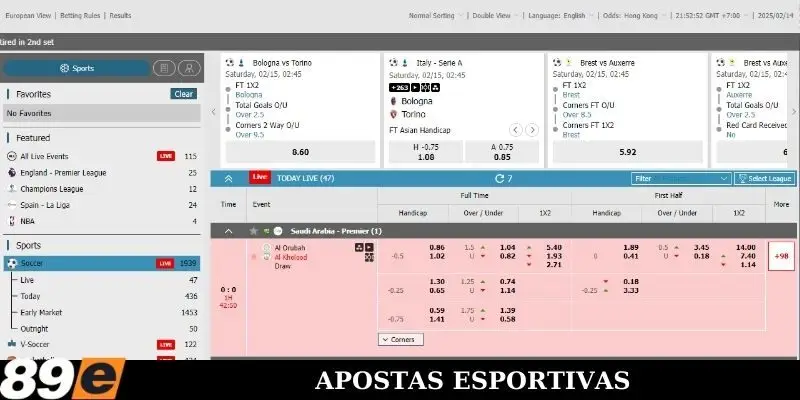 Apostas esportivas