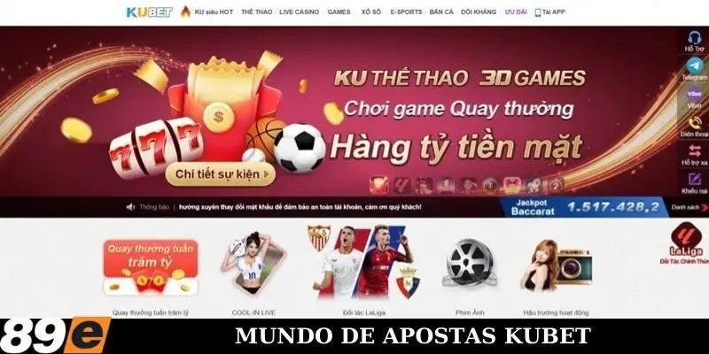 Mundo de apostas KUBET