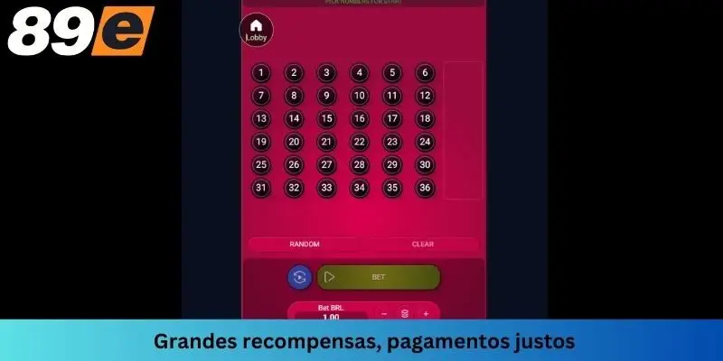 Há uma chance de receber grandes bônus ao ganhar jogos no lobby de apostas